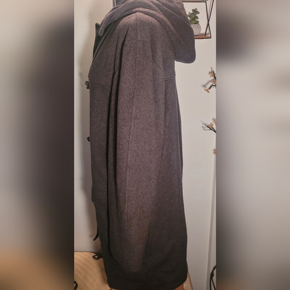 Croydon Vintage Tweed Men's Duffle Mid Length Coat L - Picture 6 of 9